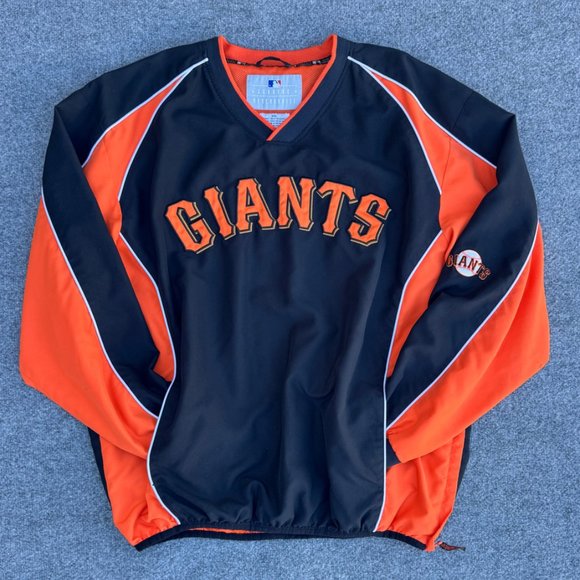 VTG Men's San Francisco Giants Genuine Merchandise Pullover Windbreaker Size 2XL - Picture 2 of 13
